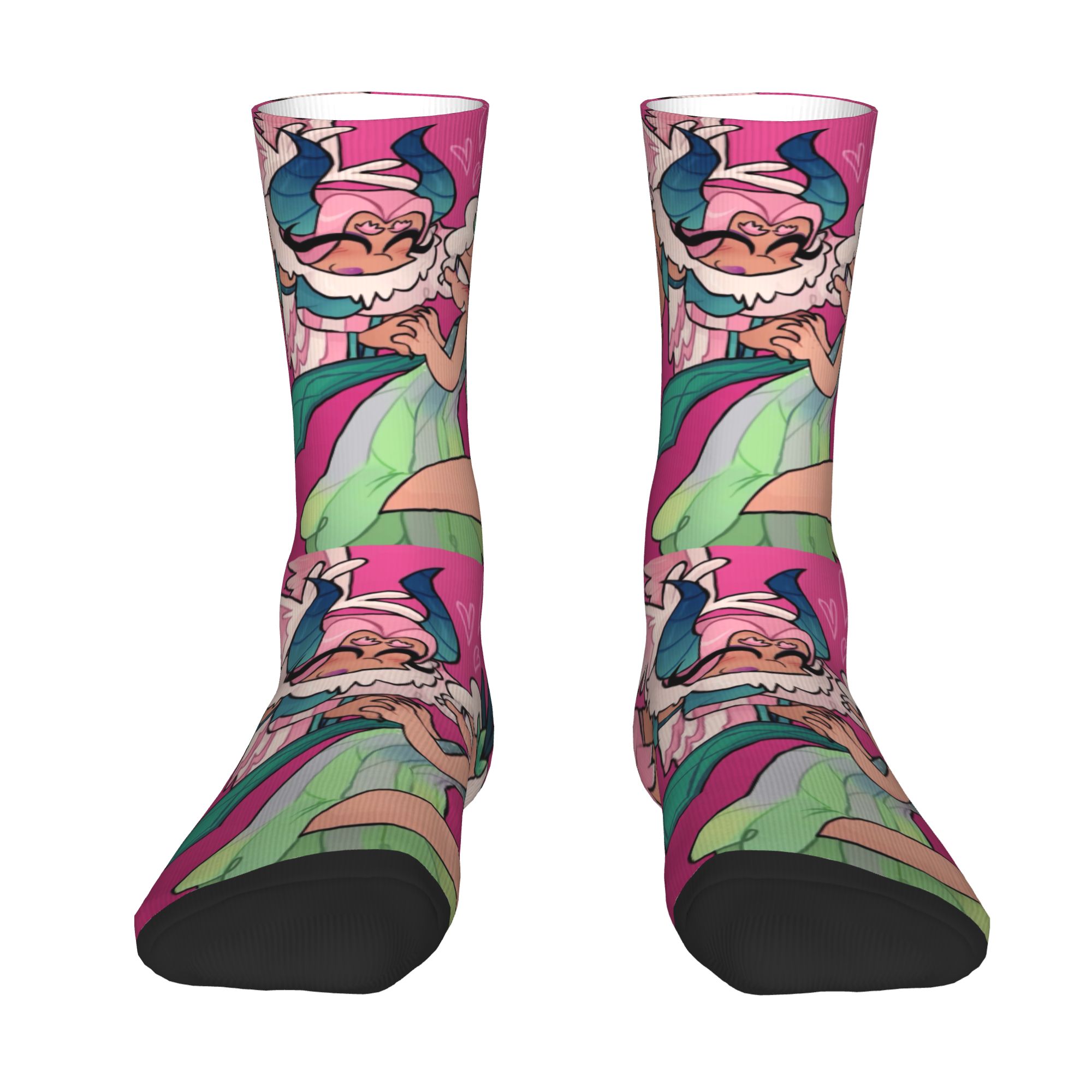 Video Games - Calcetines Personalizados con Diseño de Monstruos