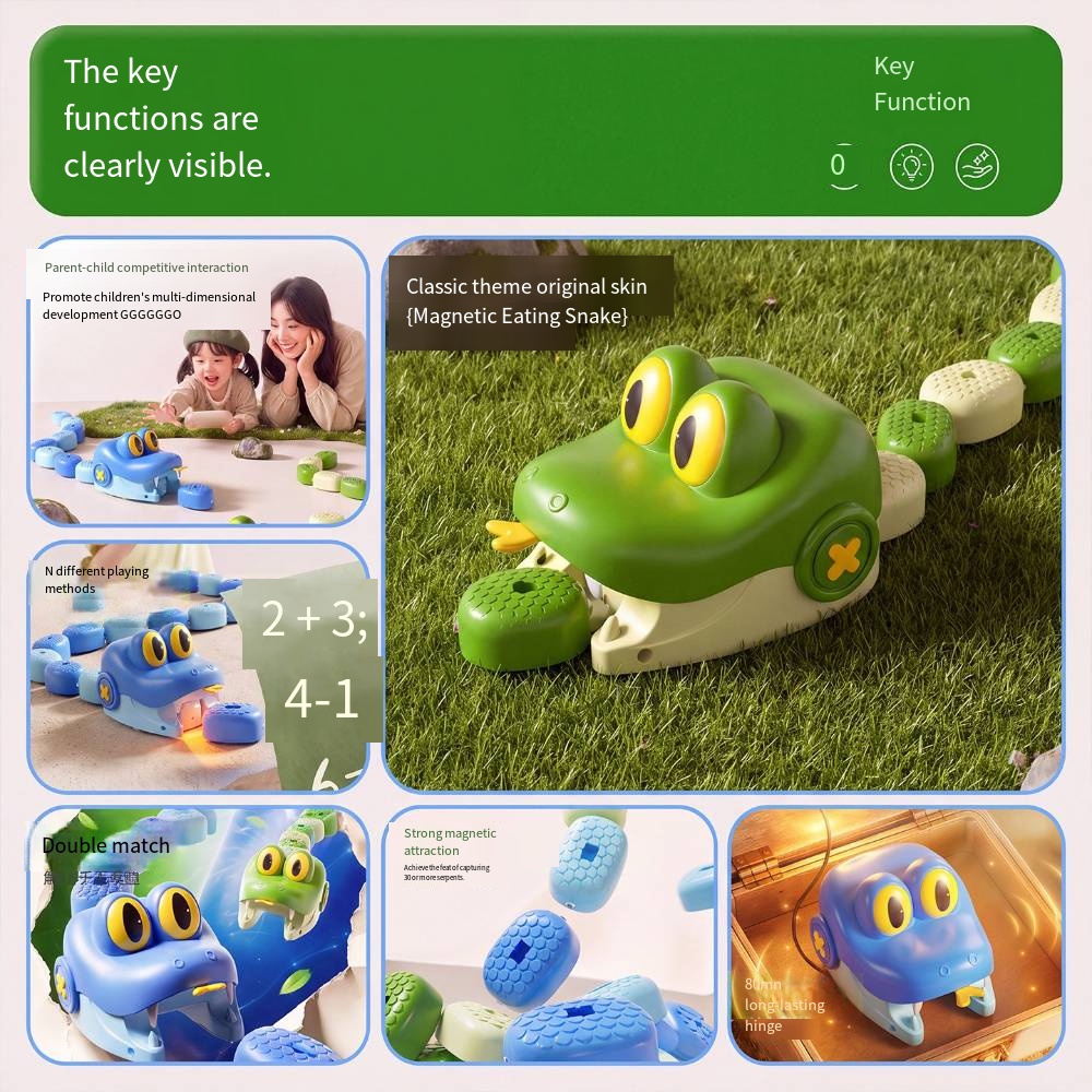 Juguete de serpiente magnética - Educational Toys reseña y precio