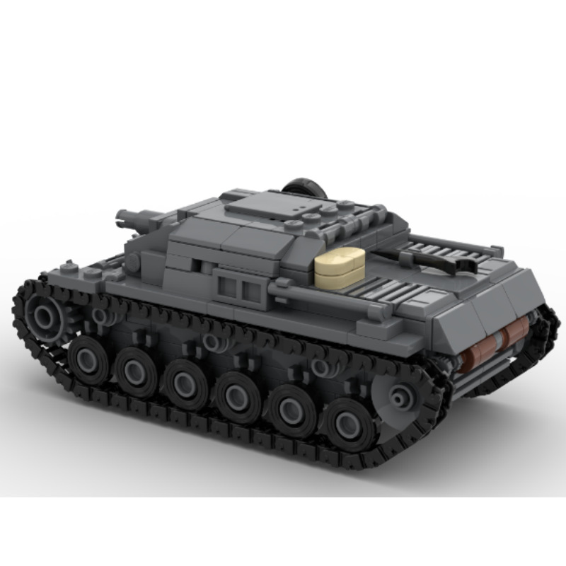 Tanque militar MOC modelo B, b - Lego Compatible Military Tank reseña y precio