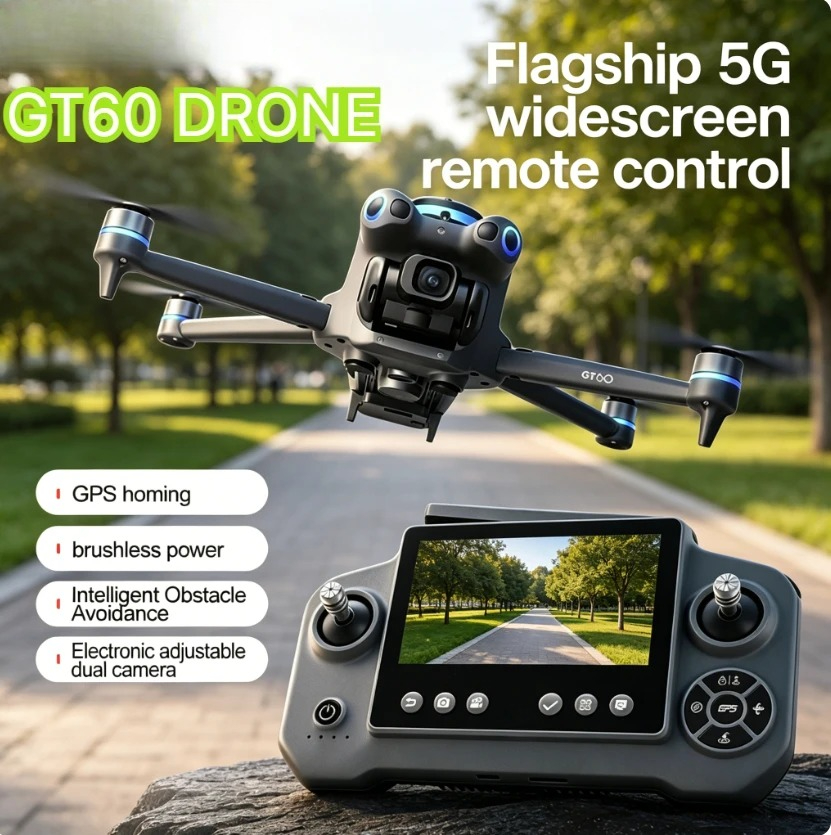 Dron Cuadricóptero RC Plegable - Fpv Brushless Rc Drone 4K reseña y precio