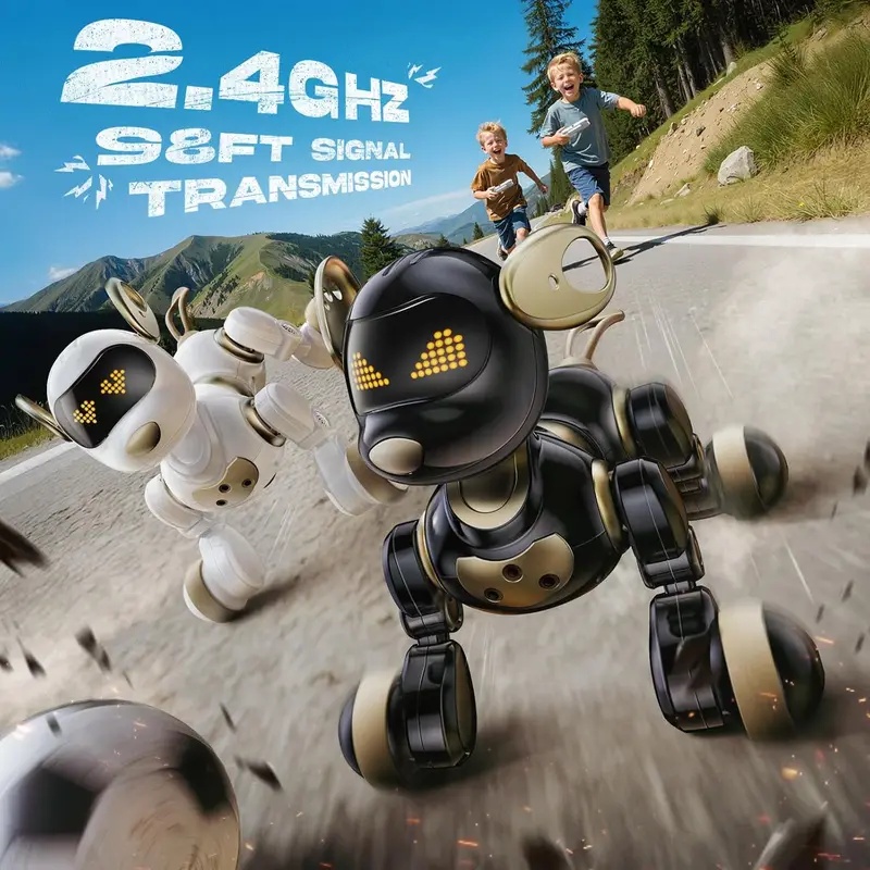 Juguete de perro robot con con - Remote Control Toys reseña y precio