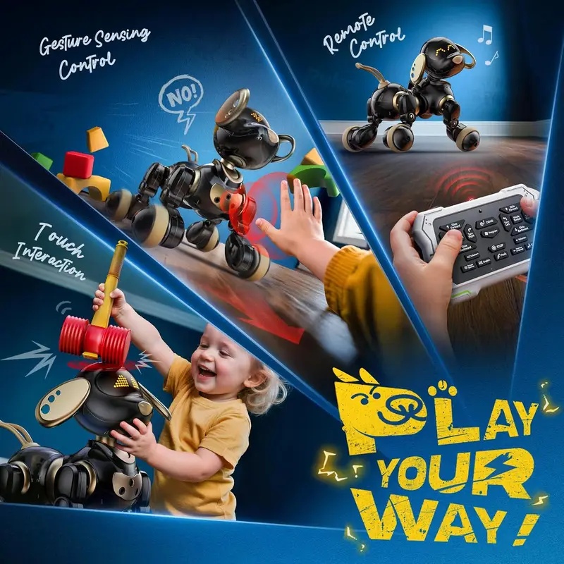 Juguete de perro robot con con - Remote Control Toys reseña y precio